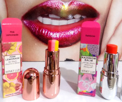 NEW! LOT 2~Winky Lux PH Lip Balm (pink lemonade/rainbow) *NOT SEALED*