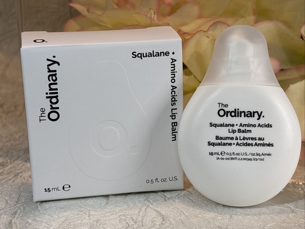 The Ordinary Squalane + Amino Acids Hydrating Lip Balm 0.5 oz / 15 ml NIB FreeSh