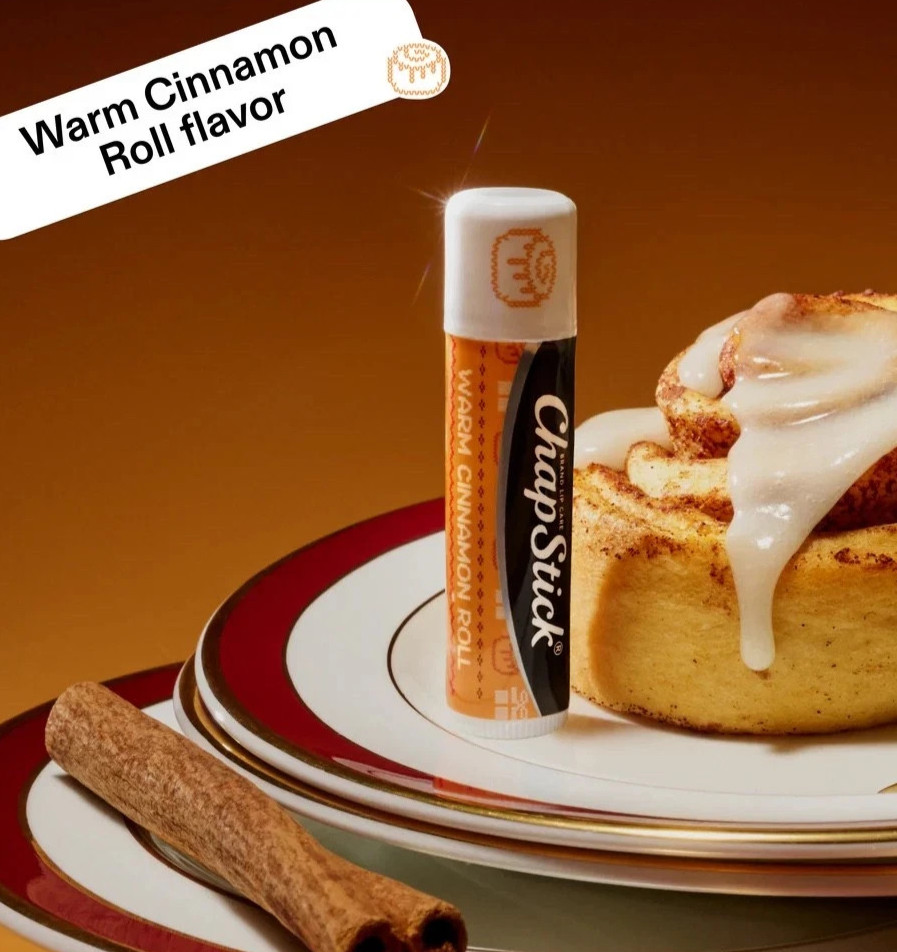 ChapStick warm cinnamon roll lip balm new Sealed