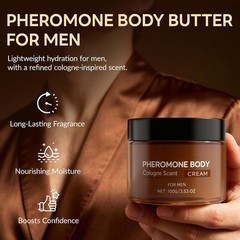Pheromone Body Butter for Men, Cologne-Scented Body Butter with Sandalwood & …