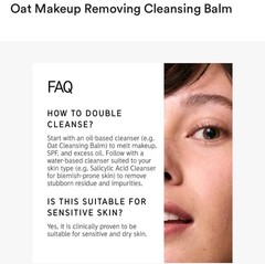 Lot of 4 THE INKEY LIST Oat Cleansing Balm 5.0 Oz Each Tube Sealed In Box