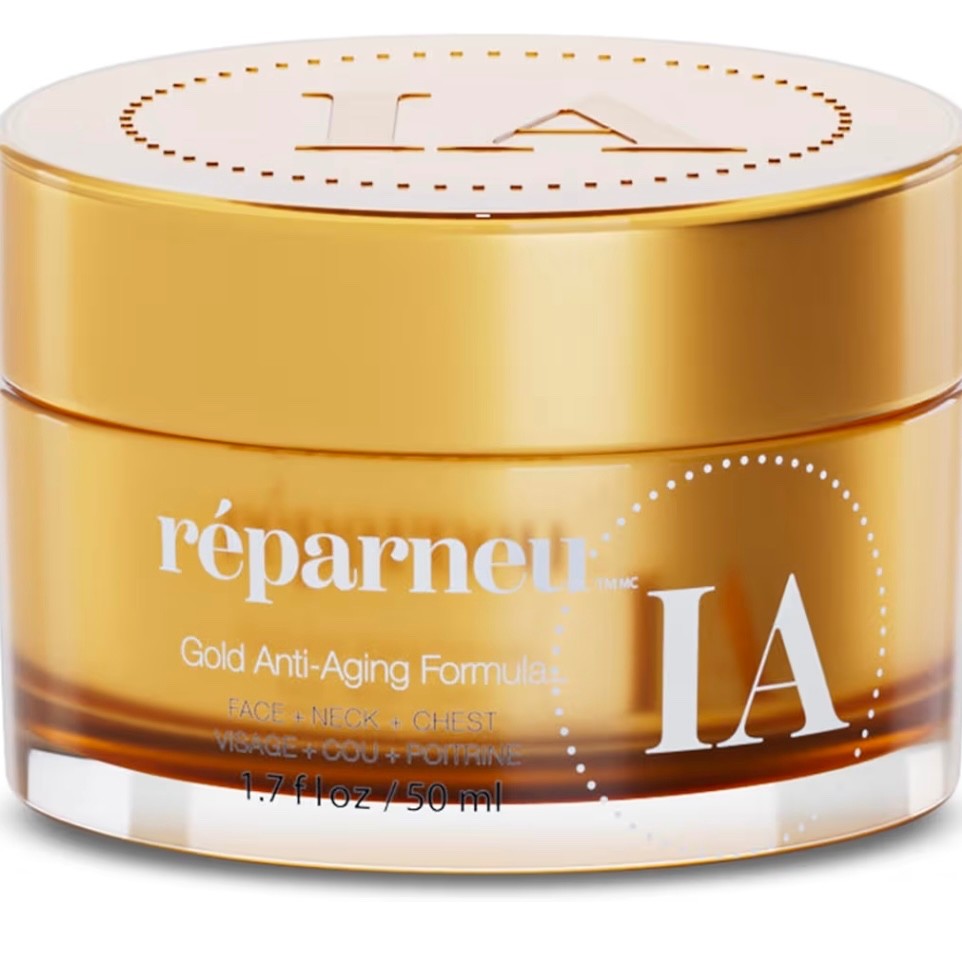 REPARNEU INFINITE ALOE GOLD ANTI-AGING FORMULA FACE, NECK, CHEST 1.7 Oz NEW