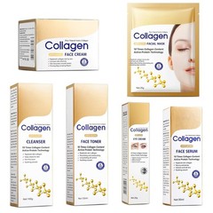 Collagen Skin Care Set, Anti Aging Skincare Set for Reduce Wrinkles, Shrink P…