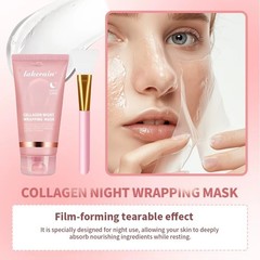 Korean Collagen Overnight Wrapping Peel Off Mask | Hydrating & Anti-Aging
