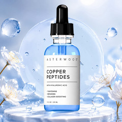 Asterwood Copper Peptides Serum for Face with GHKCu Peptide and Hyaluronic A…