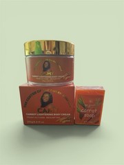 CAMY Carrot Lightening Body Cream & Soap Skin Care Set 250g (8.81 oz)