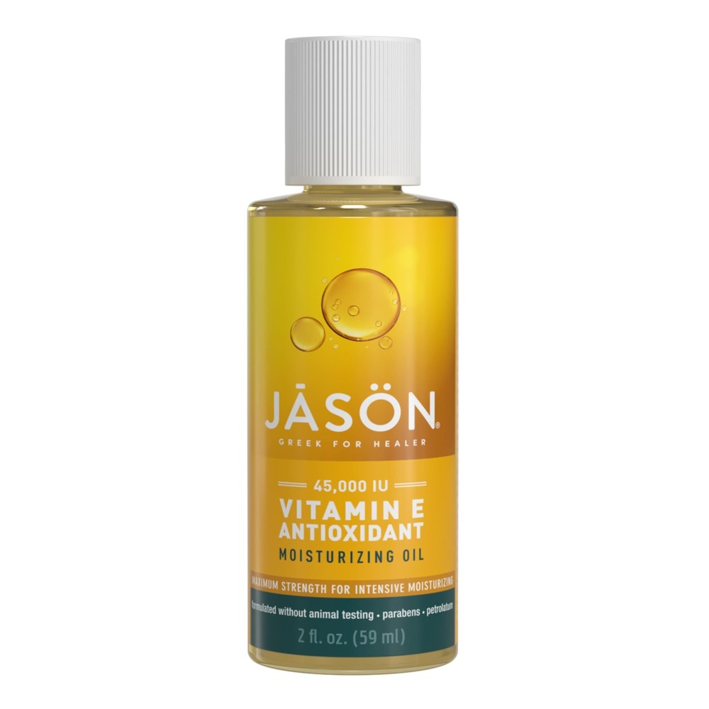 JASON Vitamin E 45,000 IU Moisturizing Oil , For 2 Fl Oz (Pack of 1), Yellow