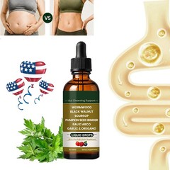 Wild Harvested Wormwood DropsNatural Herbal Supports Digestive Balance USA