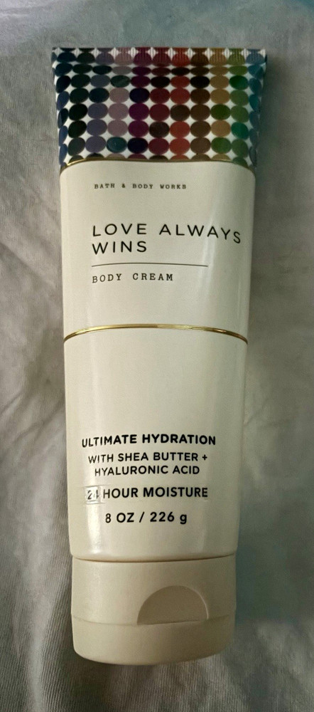 Bath & Body Works Love Always Wins Body Cream Shea + HA 8 oz, 24 Hour