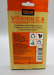 AZURE~5 Pair VITAMIN C & COLLAGEN Moisturizing Under Eye Pads