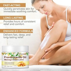 Vitality Frankincense Balm 4.23 Fl.Oz, Deep Moisturizing Frankincense Cream