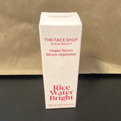 The Face Shop Rice Water Bright Serum 30ml Vegan Moisturizer Brightening Face