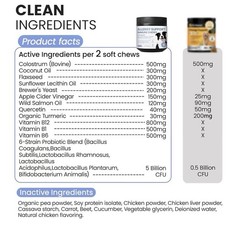 Pawfect Vita Anti-itch Dog AllergyChews – Itch 180 Count Colostrum, Wild Salmon