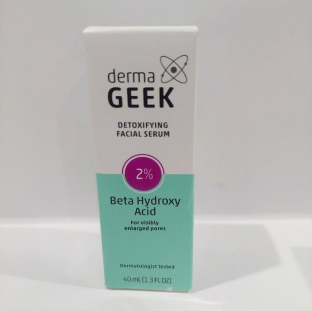 Derma Geek Detoxifying Facial Serum Beta Hydroxy Acid 2% , 1.3 FL OZ