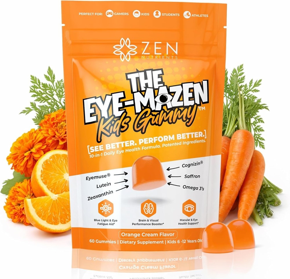 The Eye-Mazen Kids Gummy Eye Vitamins for Vision and Eye Health V14
