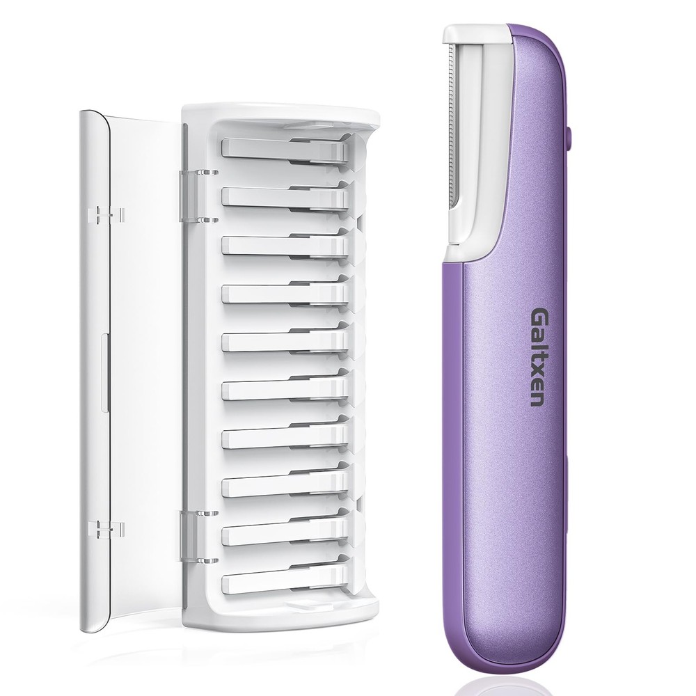 Galtxen Dermaplaning Tool for Women – Facial Exfoliation & Peach Fuzz Purple