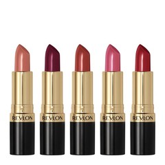 Lipstick Gift Set 5 Piece Super Lustrous Revlon Multicolor Pack Creamy