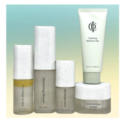 Incell derm Dermatology Set of 5 – Booster, Serum, Cream, Oil Mist, Calming Gel