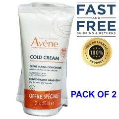 AVENE Cold Cream – Concentrated Hand Cream 2 X 50ml Exp. Date: 07/2028