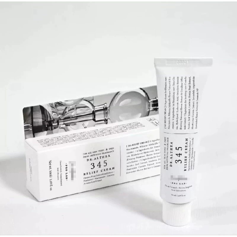 Dr. Althea 345 Relief Cream 1.69 Fl Oz Soothing Moisturising Face Cream for Skin
