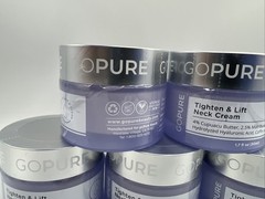 5x New & Sealed! Go Pure Tighten & Lift Neck Firming Cream 1.7 Oz 50ml Exp: 3/28