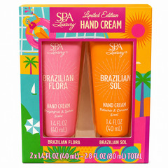 SPA Luxury Limited Edition Hand Cream Brazilian Flora & Brazilian Sol Set ~ New