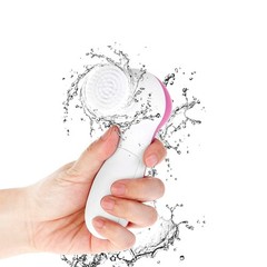 5-in-1 Electric Facial Cleansing Brush Waterproof Spin Face Exfoliator Massager