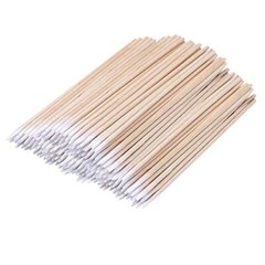 500 PCS Precision Tip Cotton Swabs for Makeup Bamboo Sticks and Single Pointed
