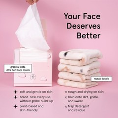 Face Towels Disposable Travel Essentials Ultra-Soft & Absorbent Face Wipes