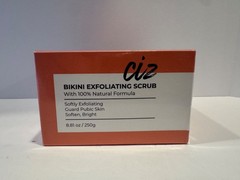 NEW SEALED CIZ Bikini Exfoliating Scrub 100% Natural Formula 8.81 oz EXP 04/2026
