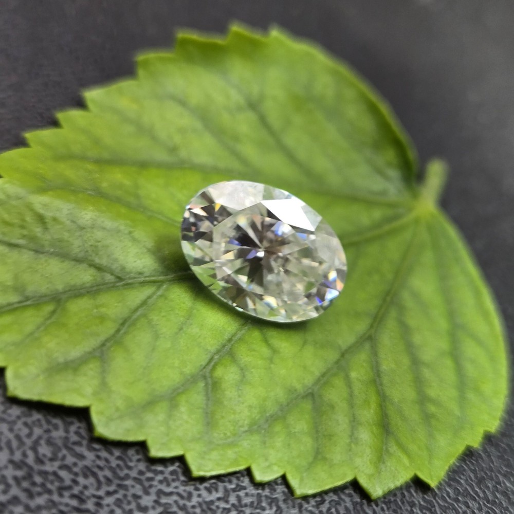 Beautiful Lab Grown Diamond CVD Oval Cut 4 Ct D Color FL Clarity Certified Loose