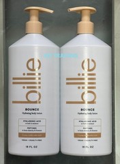 (2-Pack) billie ~ BOUNCE Hyaluronic Acid Peptides HYDRATING Firming BODY LOTION