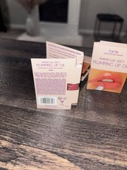 3 Tarte Maracuja Juicy Plumping Lip Oil Rose – Travel – 0.5ml / .0169 Oz – New