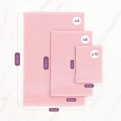 TEO HOMELINENS ASSOS Elegant Bathroom Decor Set: Includes Face Towels – Perfe…