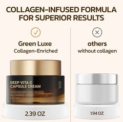 Green Luxe Deep Vita C Capsule Cream Vitamin C Face Moisturizer Gel likeMedicube