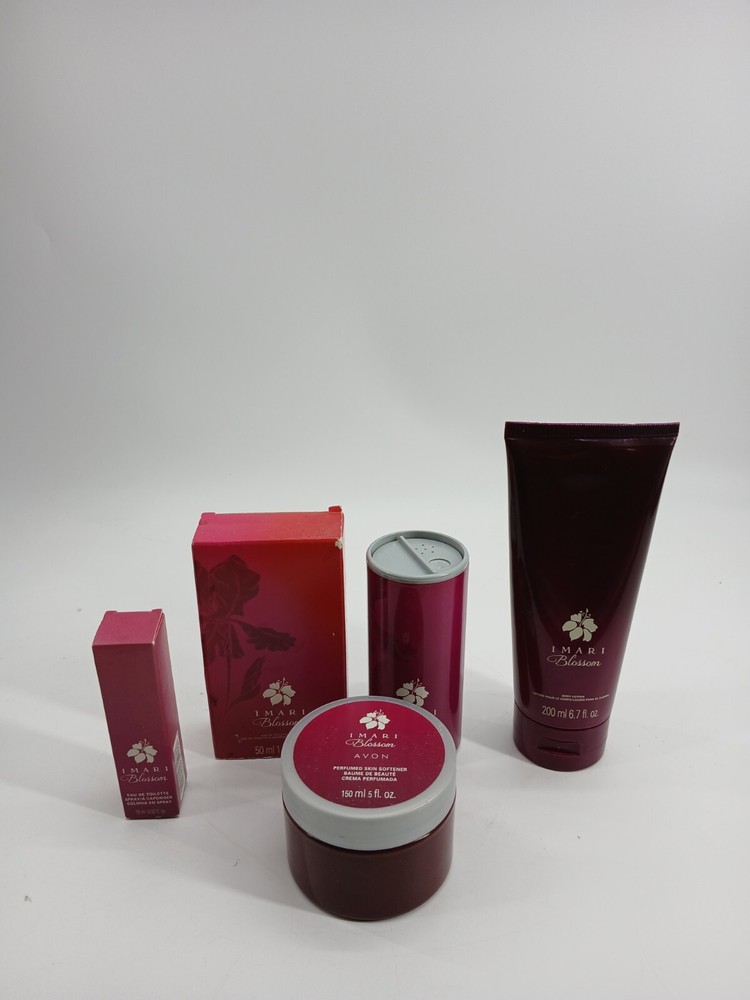 (Lot Of 5) Avon Imari Blossom Spray Lotion Skin Softener Powder (NOS)***