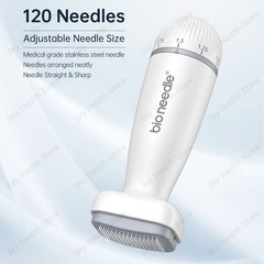 Adjustable Microneedle Stamp 120 Needles Dermaroller，Microneedling Derma Stamp