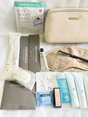 25 Piece Travel Toiletry Kit Gift Set Hair Face Body Care TSA Approved FREE GIFT