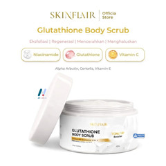 SKINFLAIR Body Scrub Lotion Vit C Tone Up Remove Dead Skin Moist + Acne Care