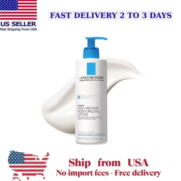 La Roche-Posay Lipikar Moisturizing Body Lotion with Shea Butter, 13.5 OZ