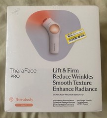 Therabody TheraFace PRO Facial Health Device – White (TF02220-01). New Sealed !
