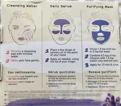 NEW Oleum Vera Purifying Routine Cleansing Water Serum Face Mask Set Kit (Boxed)