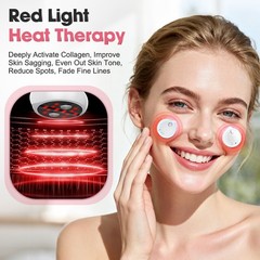 2026 Led Red Light Eye Care Therapy Pulse Massager With Gel Patch For Treatment