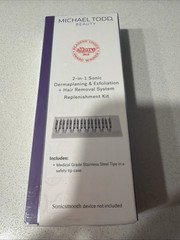 Michael Todd Beauty 2-in-1 Sonic Dermaplaning At Home 8 Count Replenishment Kit