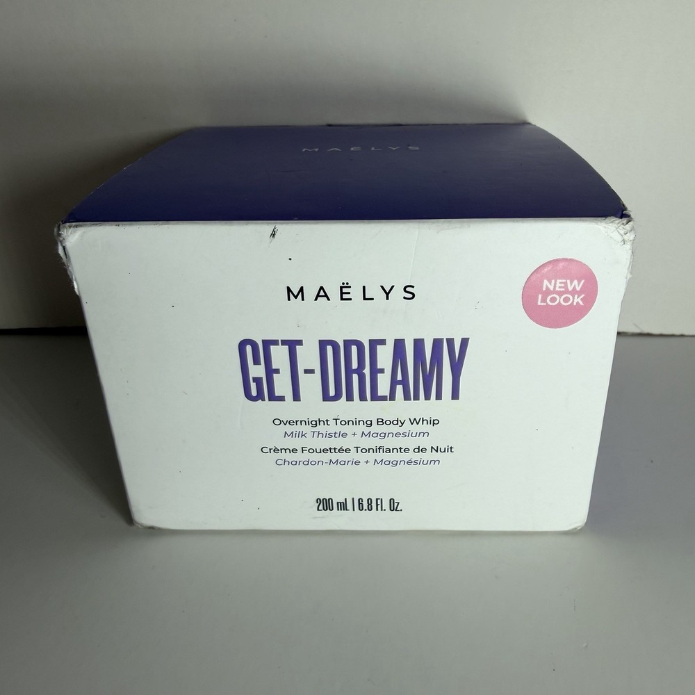 MAELYS GET DREAMY Overnight Toning Body Whip 6.8 oz 200 ml NEW Sealed Box