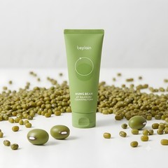 Beplain Mung Bean pH-Balanced Cleansing Foam 160ml (5.4fl oz)/ Vegan K-Beauty