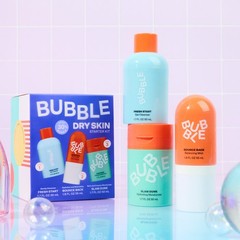 Bubble Skincare 3-Step Hydrating Routine Bundle for Normal to Dry Skin, Set of 3