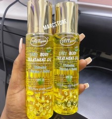 Veet Gold Skin Repair Body Treatment Oil 3 in 1, Tone, Firm & Lighten 150mL X1