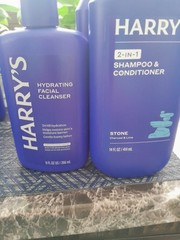 4 Face Cleaner Bot.2 Bot 14oz Shampoo 2 In One. 2 Deodorant 1 Face Toner Harry