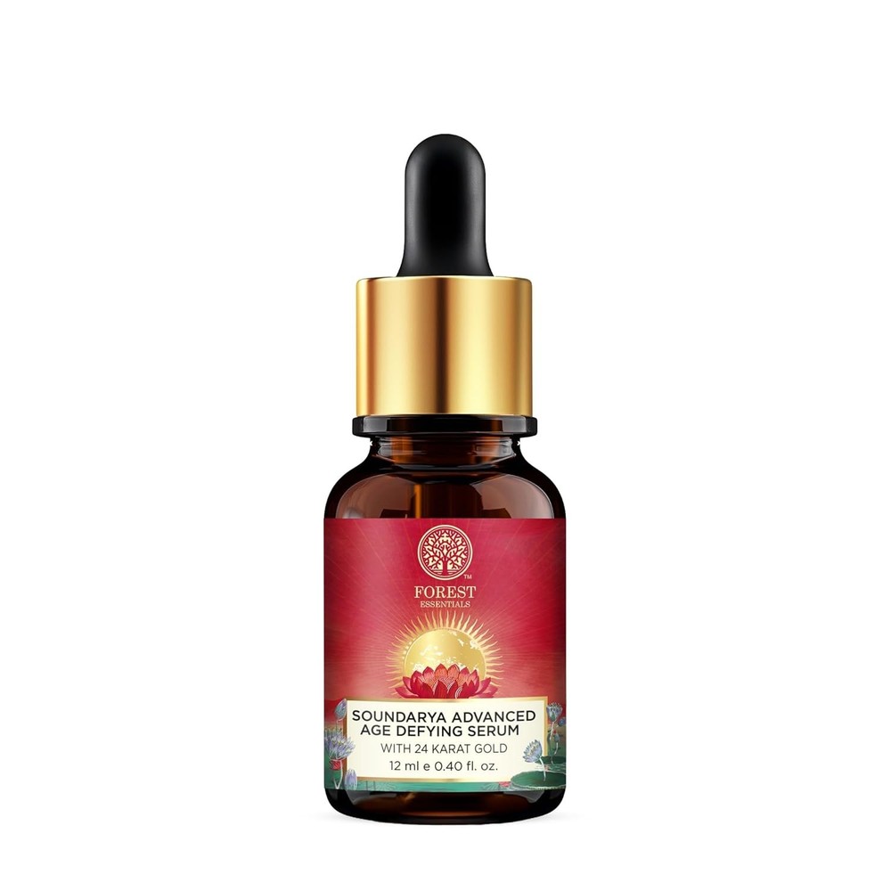 Forest Essentials Soundarya Anti Ageing Serum with 24K Gold, 12ml, FREE SHIPPING